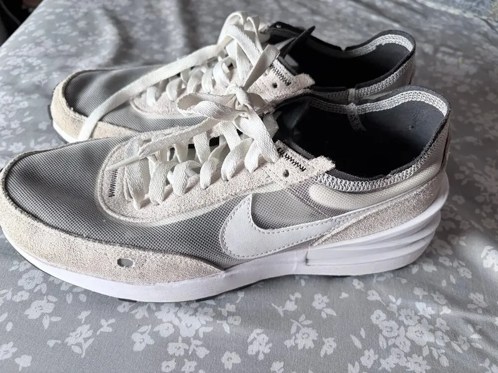 Nike Waffle One Summit White Grey Casual Running Shoes